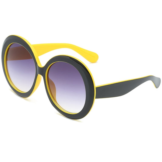 Round Oversized Sunglasses - Orchid Unique