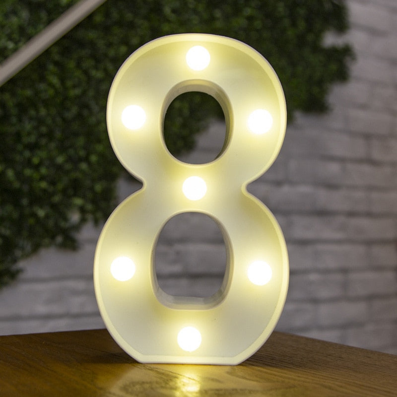 Luxury Alphabet Letter LED Lights - Orchid Unique