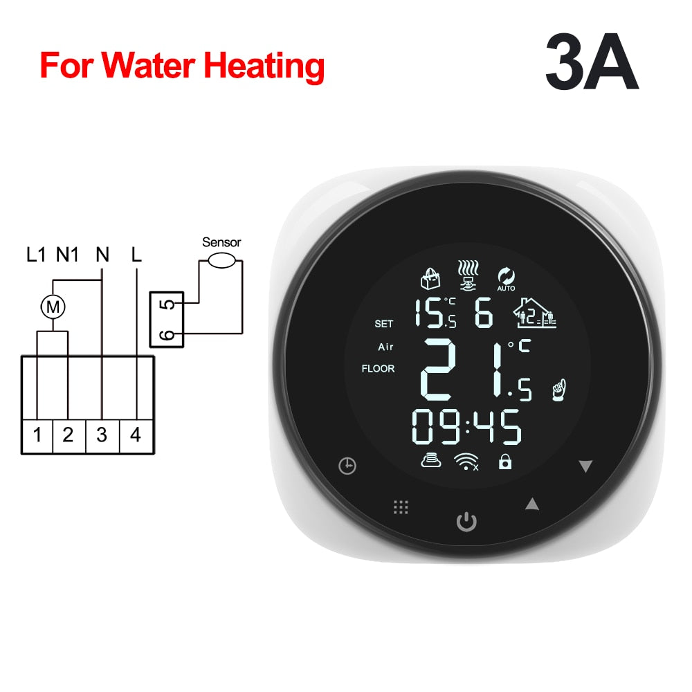 Smart WIFI Thermostat Clock - Orchid Unique