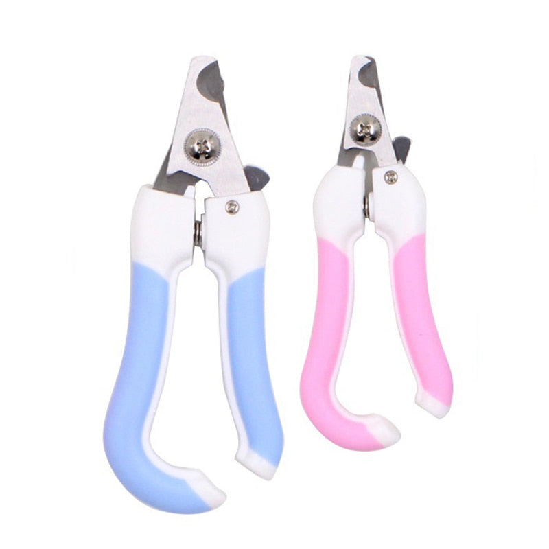 Professional Pet Nail Clipper Stainless Steel Dog Cat Nail Trimmer Labor-Saving Nail Clipper Convenient Dog Grooming Supplies - Orchid Unique
