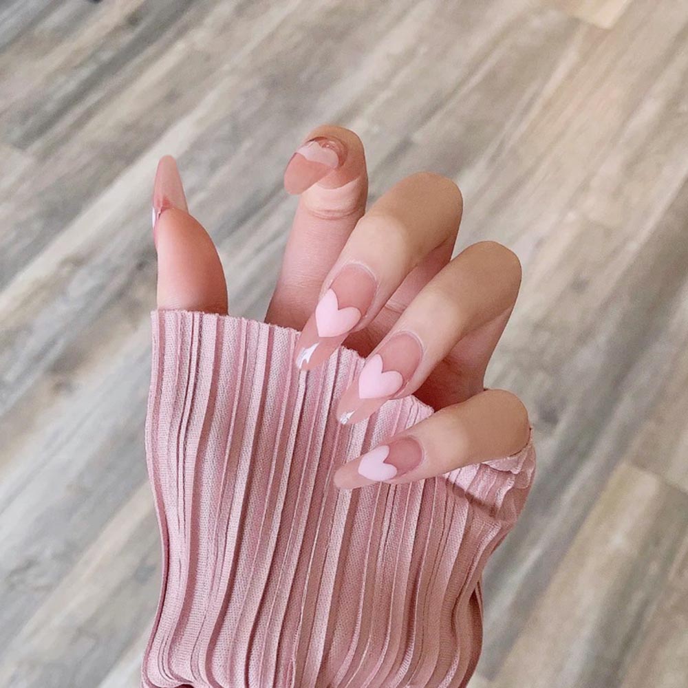 Mid Length Fake Nails - Orchid Unique