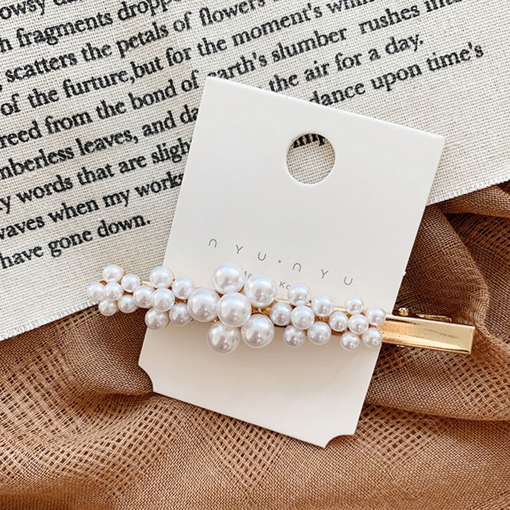 Pearl Metal Hairclips - Orchid Unique