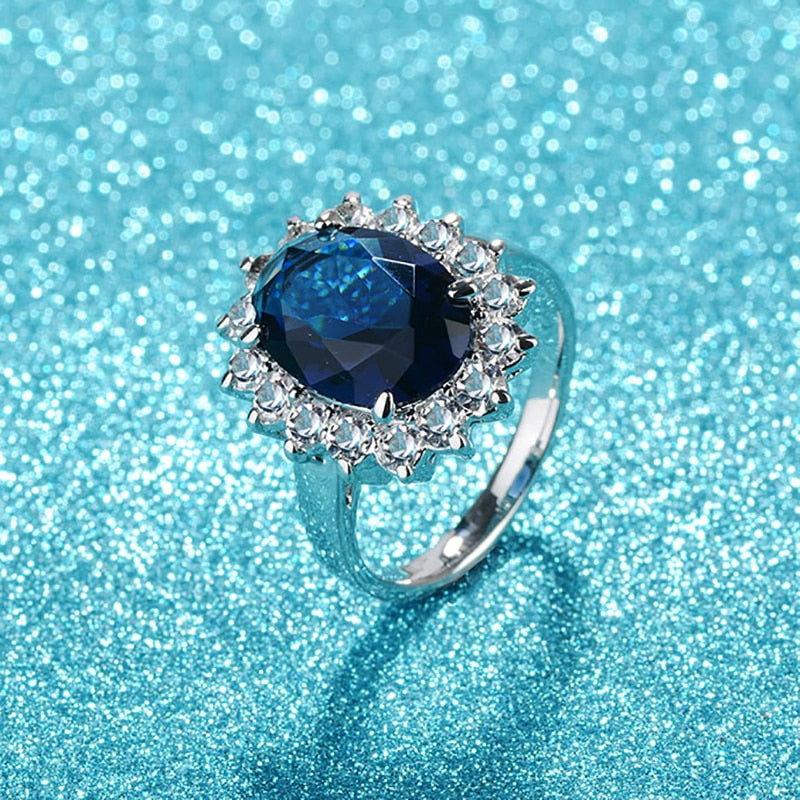 Cellacity Oval Sapphire Rings - Orchid Unique