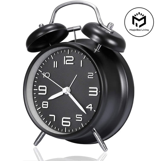 Twin Bell Loud Alarm Clock - Orchid Unique