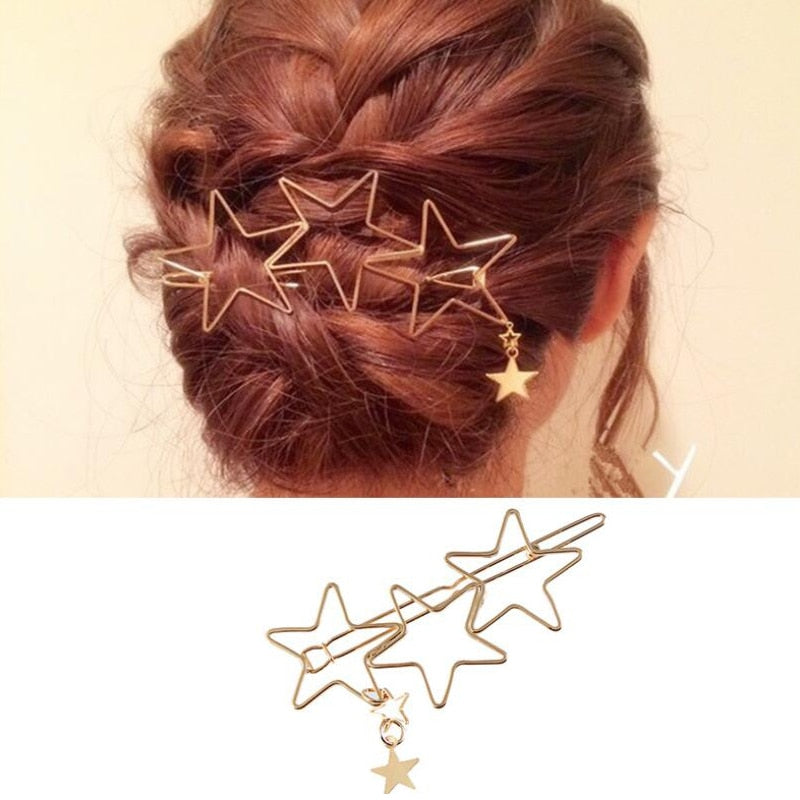 Vintage Hollow Out Red Tassel Hair Sticks for Women Fashion Jewelry Female Bridal Hair Accessories Boho Bun Golden Hair Pin - Orchid Unique