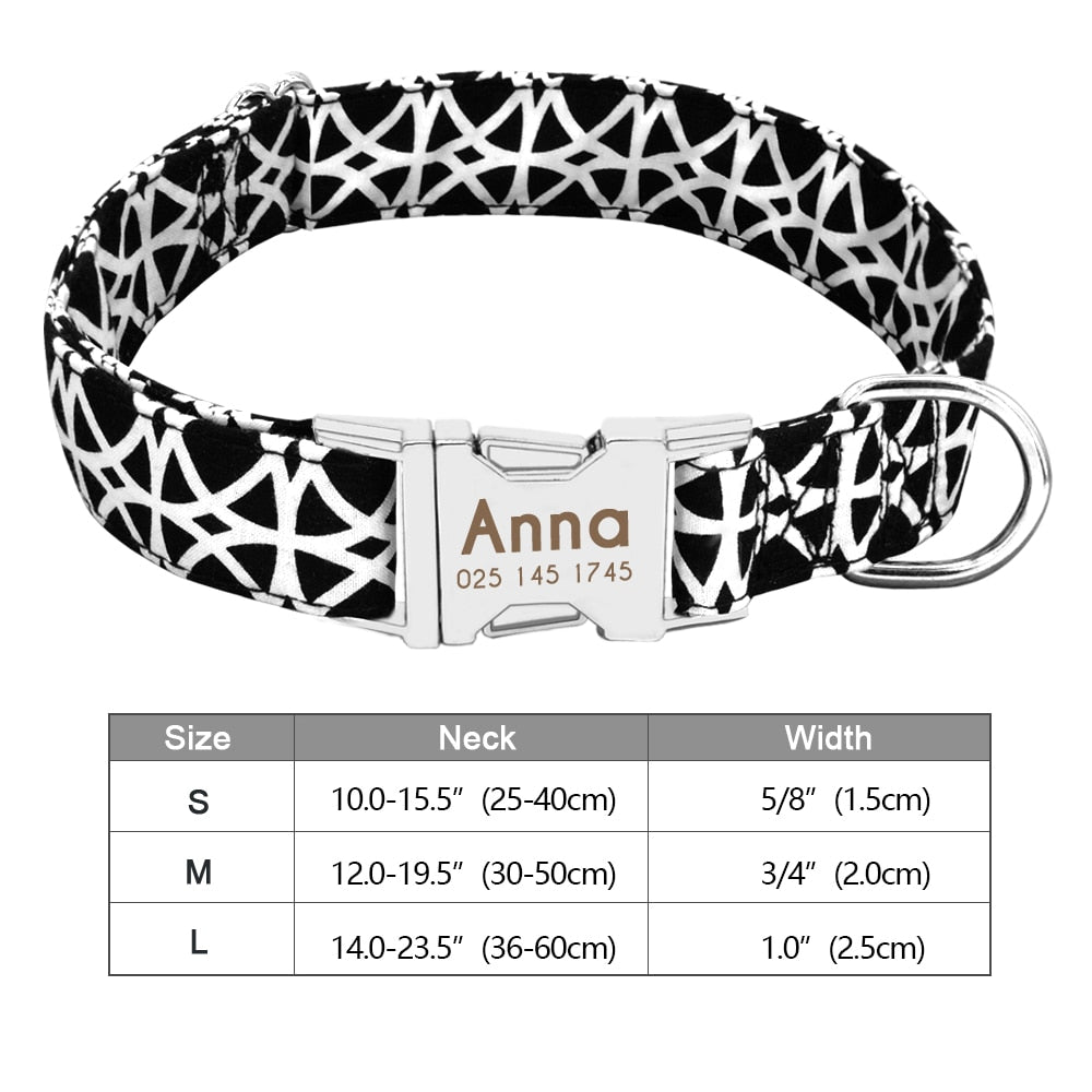 Personalized Dog Accessories Collar - Orchid Unique