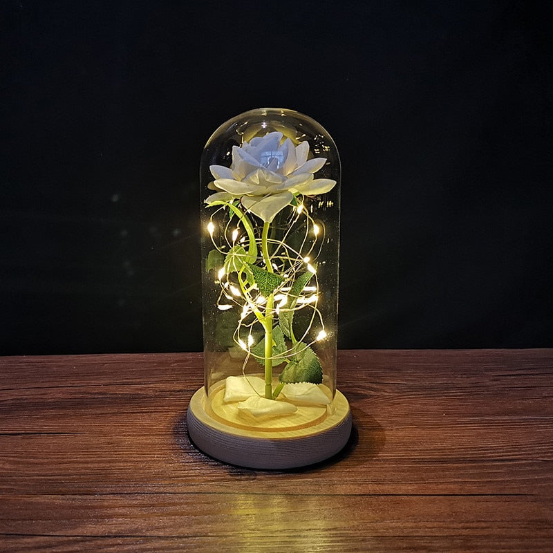 Rose LED Light Foil Flower - Orchid Unique