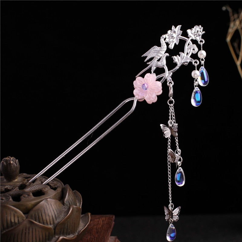 Antique hair ornaments - Orchid Unique