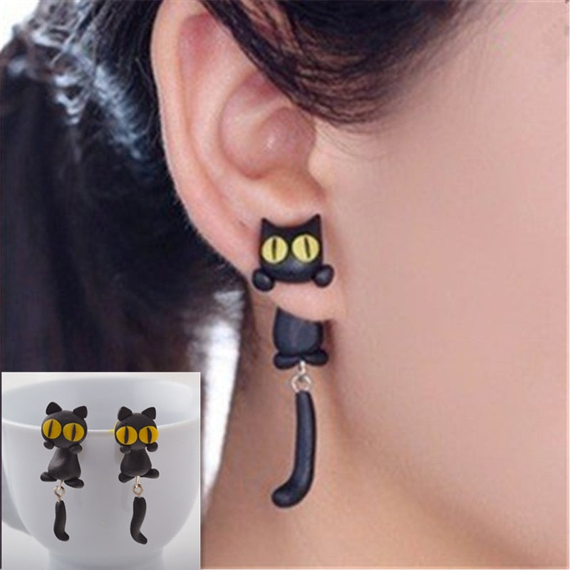 Cute Animal Creative Handmade Earrings - Orchid Unique