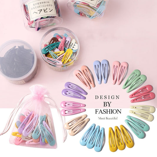 Colorful Waterdrop Shape Hairpins - Orchid Unique