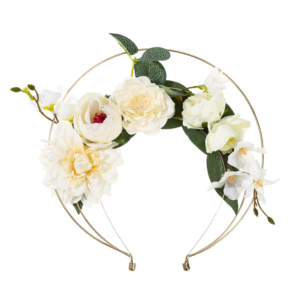 Molans Spring Bohemian Flower Crowns - Orchid Unique