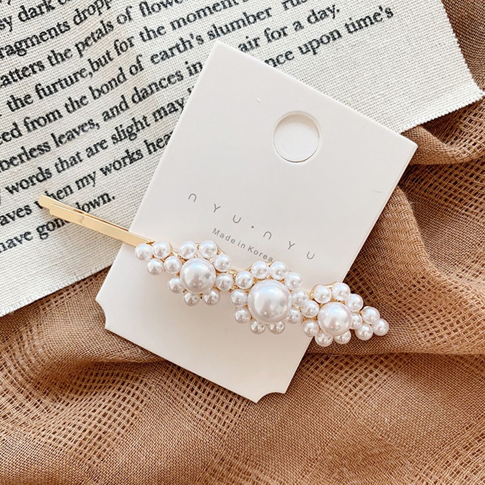 Pearl Metal Hairclips - Orchid Unique