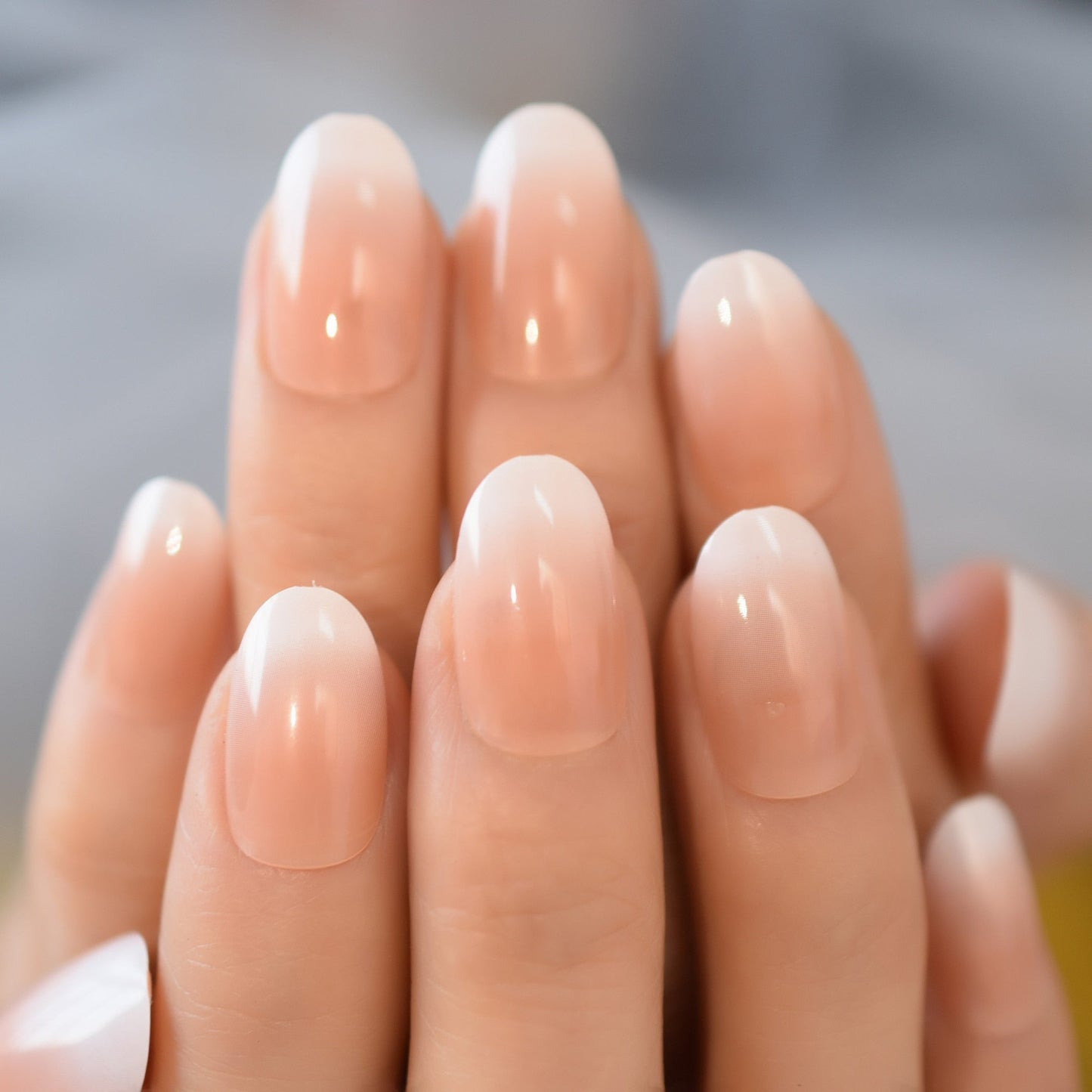 Round Fake Nail Tips - Orchid Unique