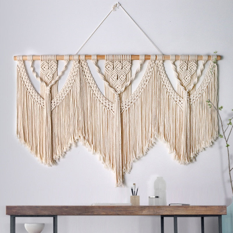 Large Macrame Wall Hanging Tapestry - Orchid Unique