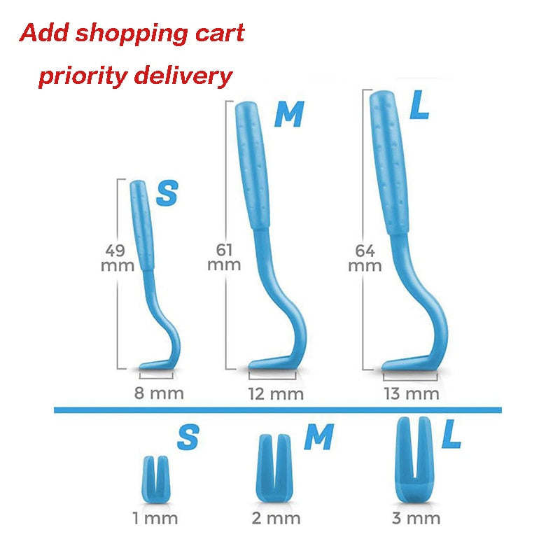 Flea remover hook set - Orchid Unique