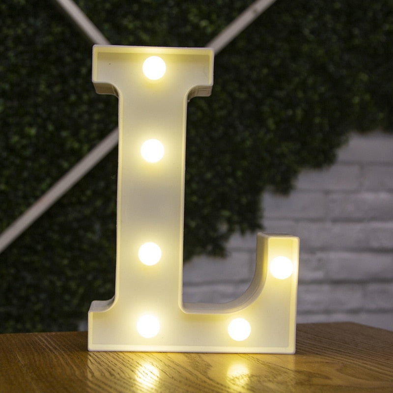 Luxury Alphabet Letter LED Lights - Orchid Unique
