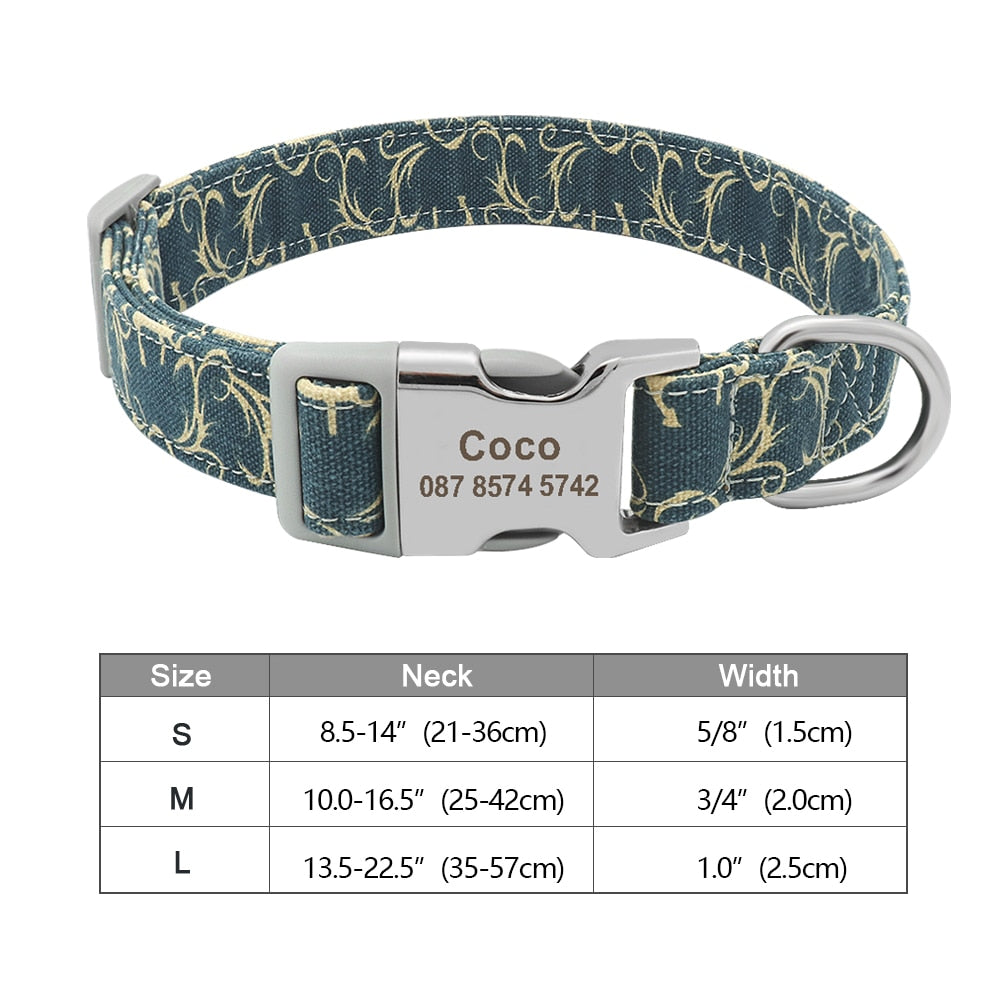 Personalized Dog Accessories Collar - Orchid Unique