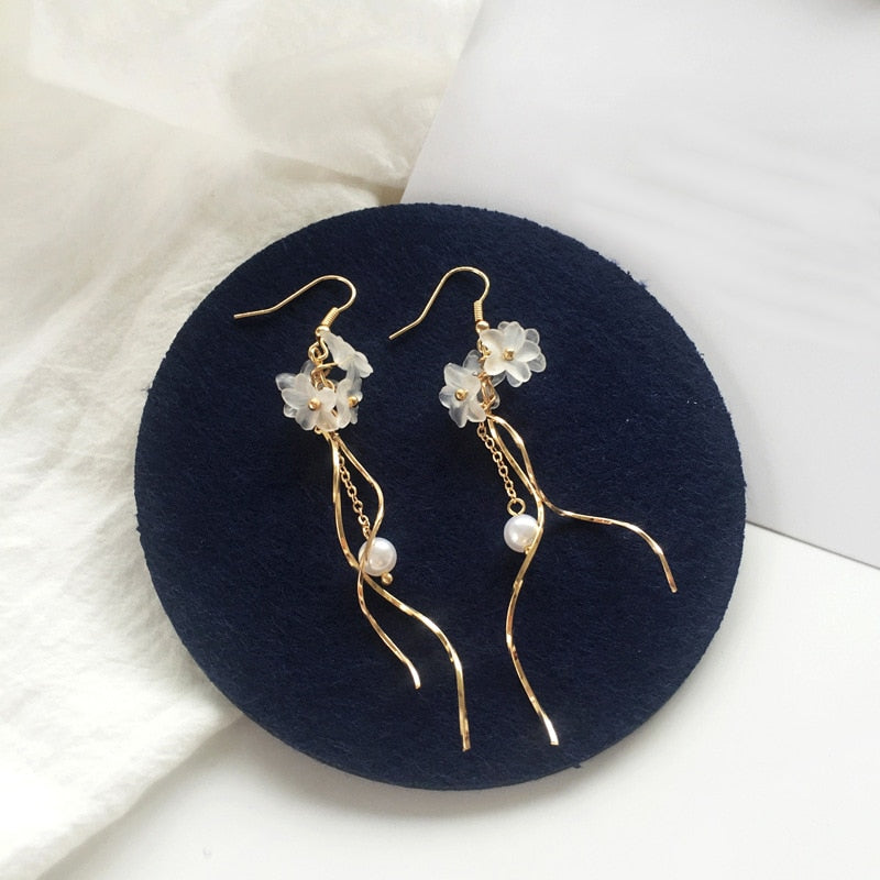 Flower Handmade Bohemia Earrings - Orchid Unique
