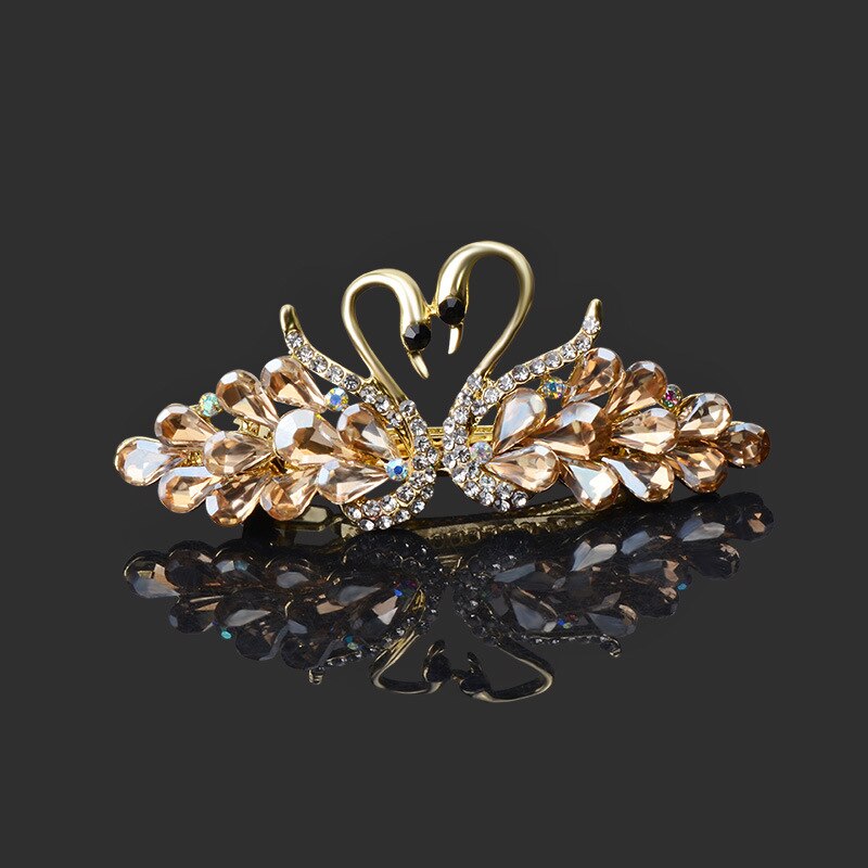 Austrian Rhinestone Hair Comb - Orchid Unique