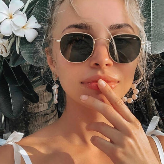 Metal Square Sunglasses
