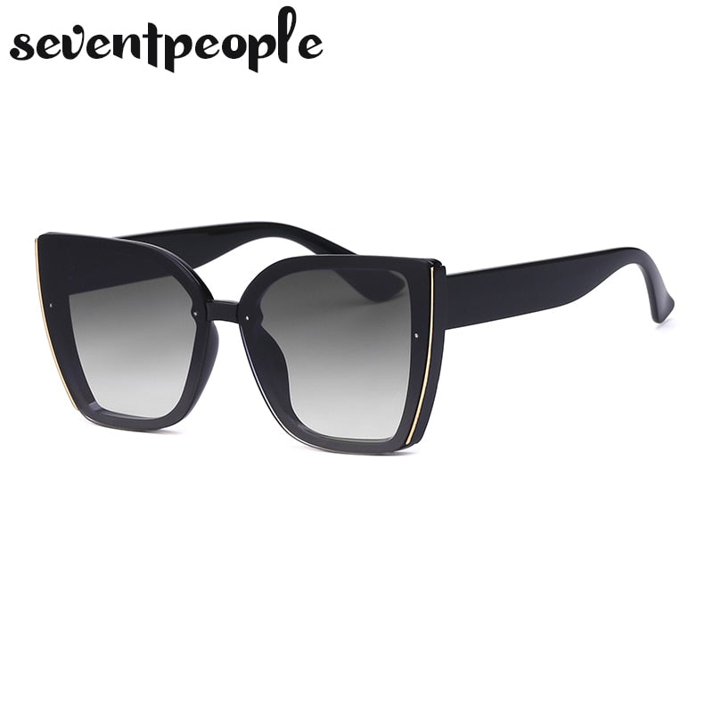 Oversized Cat Eye Sunglasses - Orchid Unique
