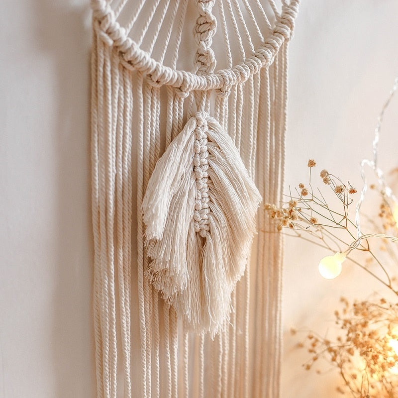 Nordic Dreamcatcher Wall Hanging - Orchid Unique