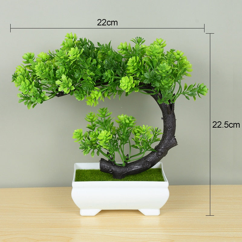 vase + Mall Tree Grass Plants Pot Ornament - Orchid Unique