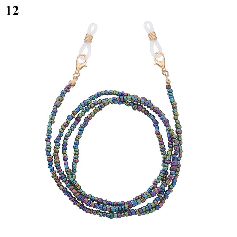 Bohemian Colored Glasses Chains - Orchid Unique