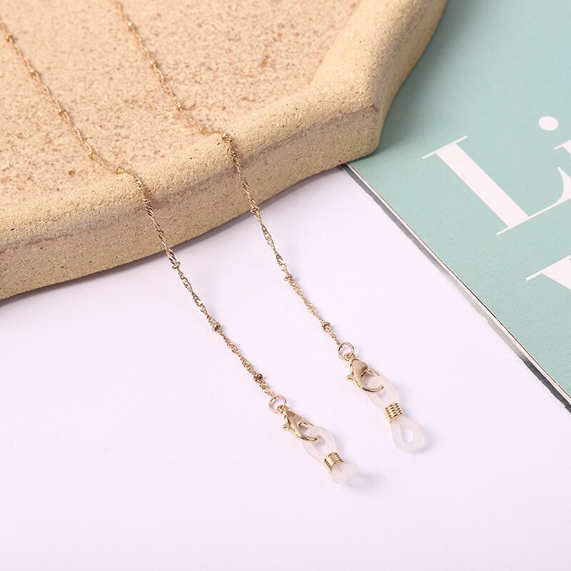 Acrylic Pearl Crystal Eyeglasses Chains - Orchid Unique