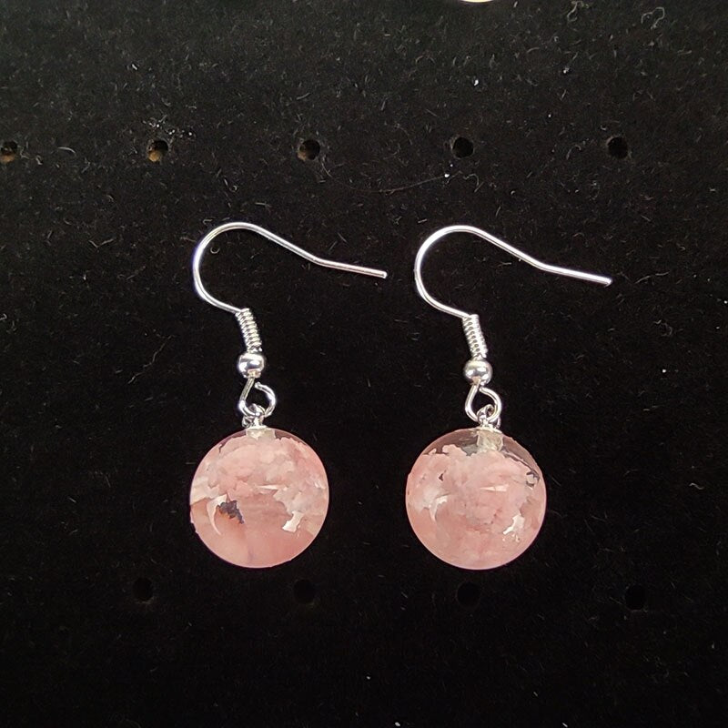 Chic Transparent Pendant Earrings - Orchid Unique