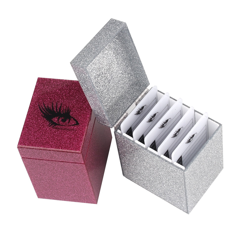 Acrylic Eyelash Extension Storage Box - Orchid Unique