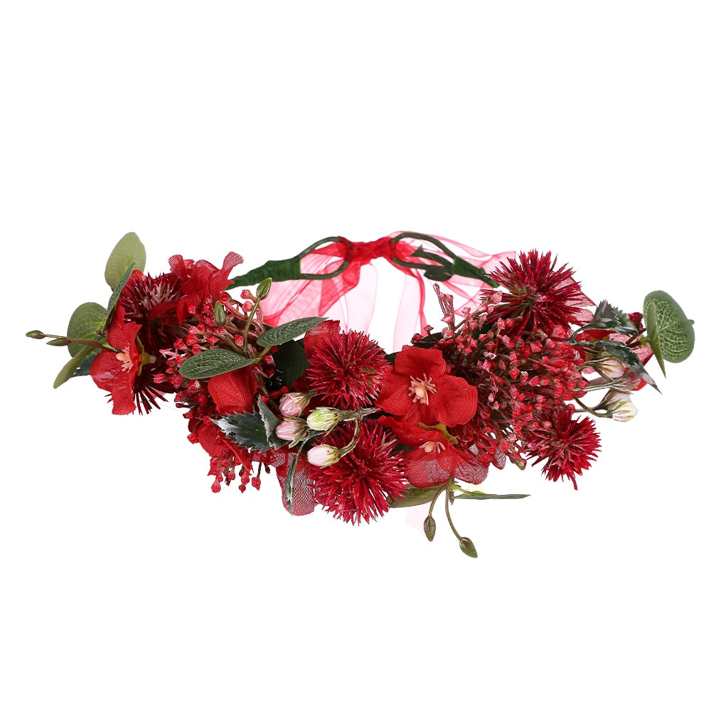 Molans Spring Bohemian Flower Crowns - Orchid Unique