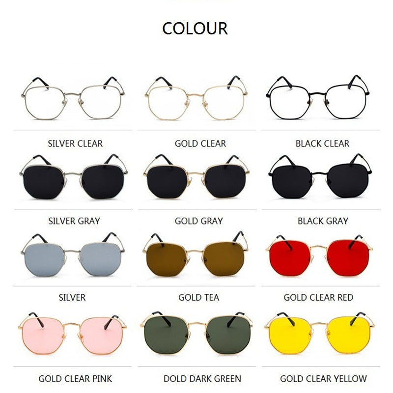 Hexagon Sunglasses - Orchid Unique