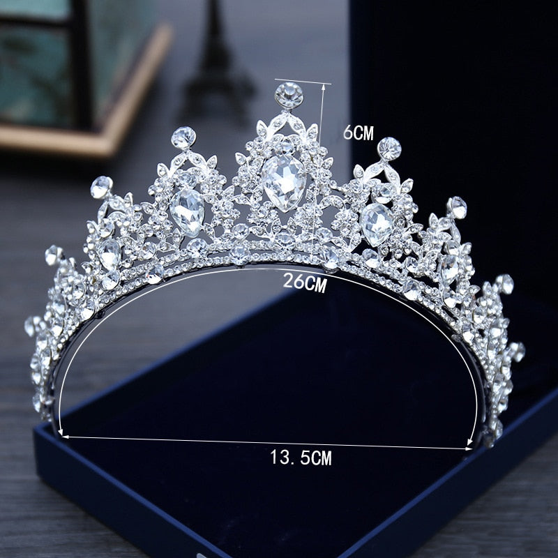 Hair Tiara Crystal Bridal Tiara Crown - Orchid Unique