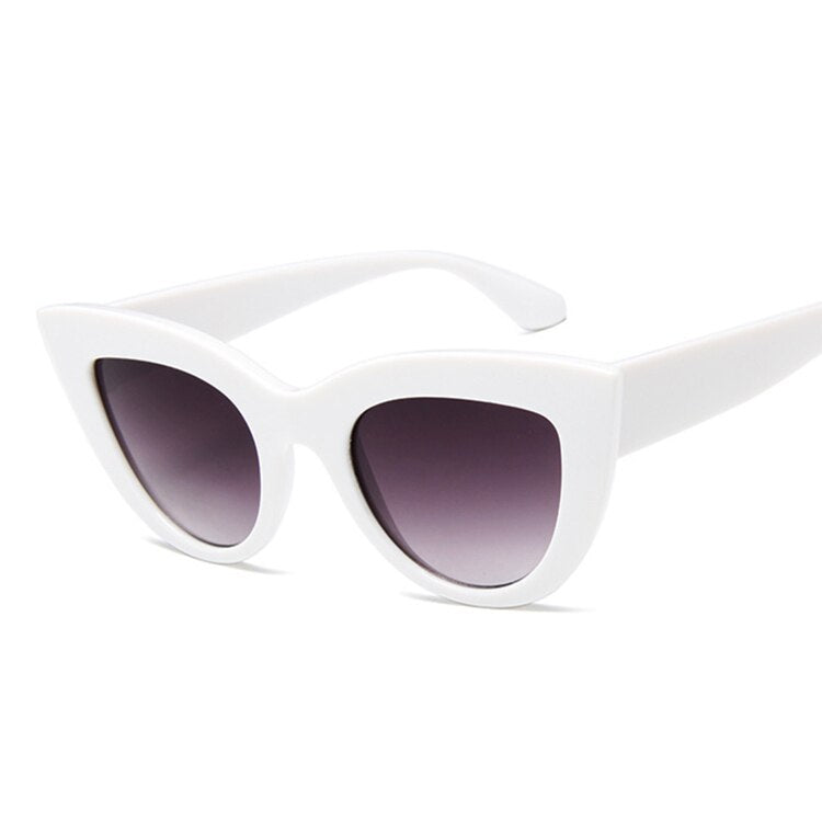 Round Cat Eye Style Sunglasses - Orchid Unique