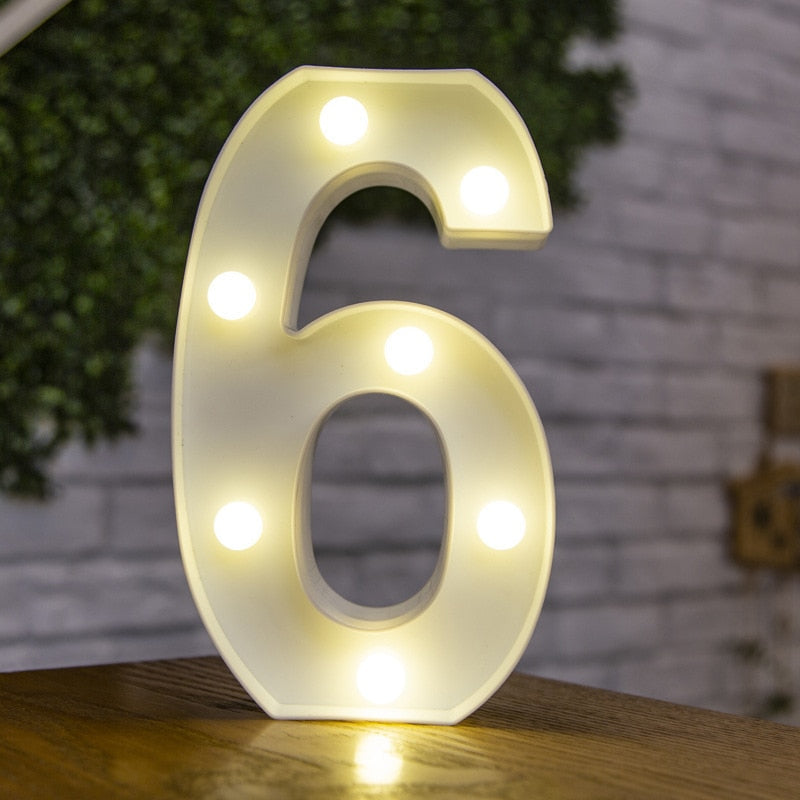 Luxury Alphabet Letter LED Lights - Orchid Unique
