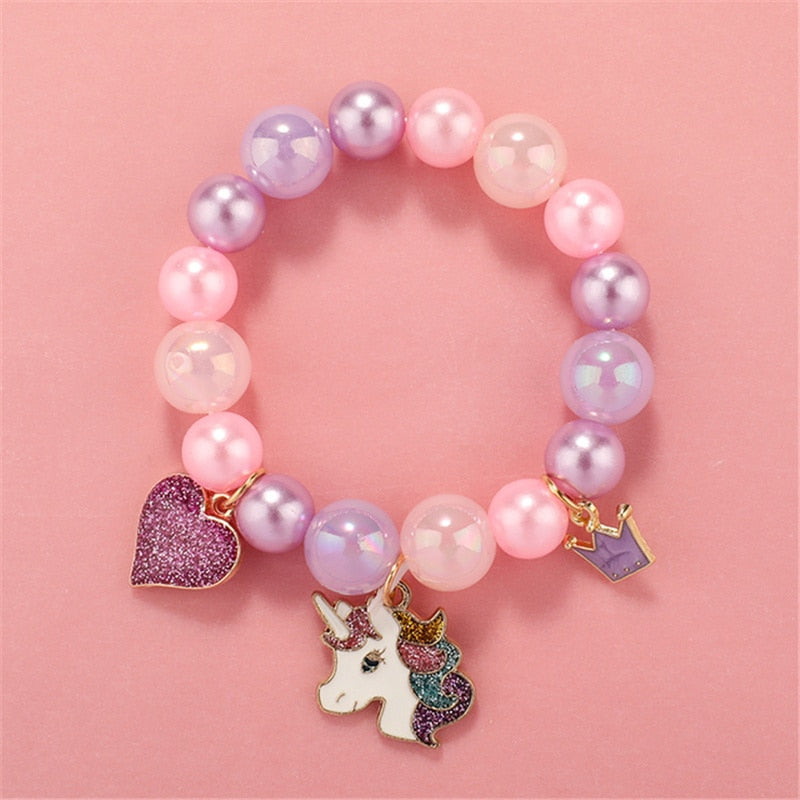 Cute beads Bracelet - Orchid Unique