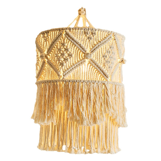 Nordic Macrame Woven Tapestry Lampshade - Orchid Unique