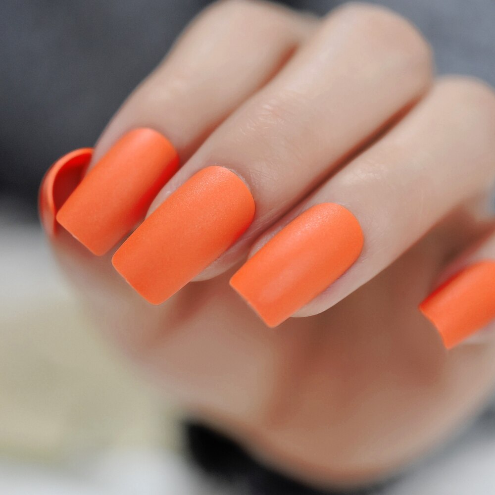 French Ballerina Coffin False Nails - Orchid Unique