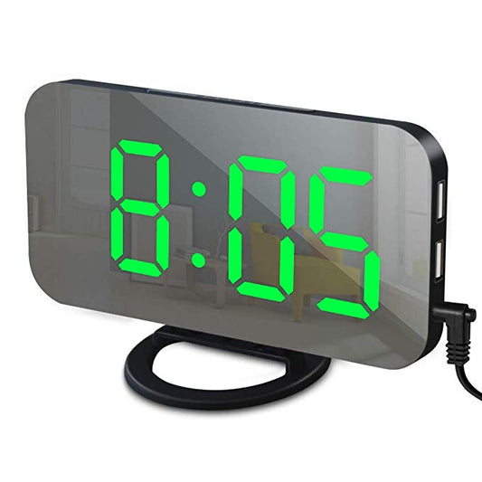 Digital Mirror LED Alarm Clock - Orchid Unique