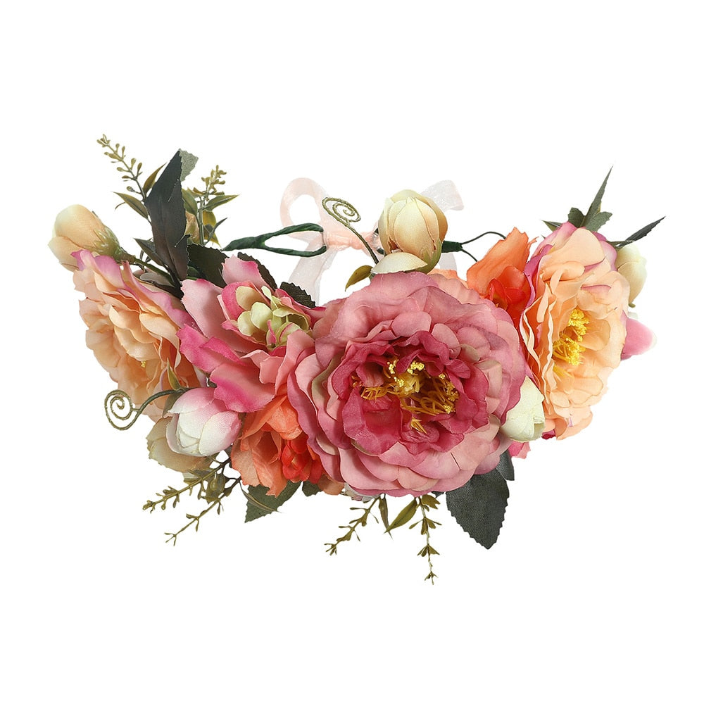 Molans Spring Bohemian Flower Crowns - Orchid Unique