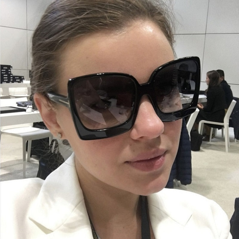 Big Frame Gradient Sunglasses - Orchid Unique