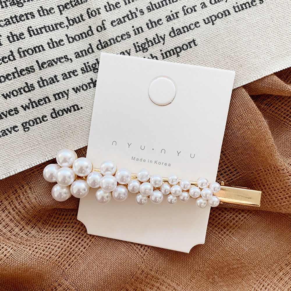 Pearl Metal Hairclips - Orchid Unique