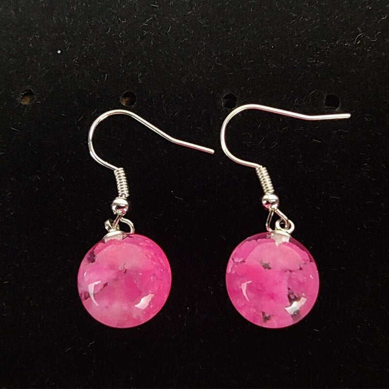 Chic Transparent Pendant Earrings - Orchid Unique