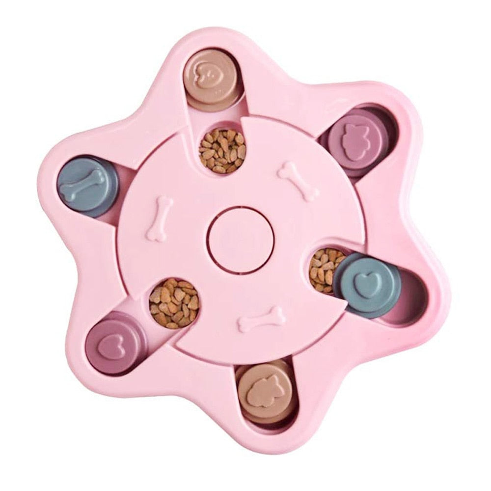 Dog Puzzle Toys Slow Feeder - Orchid Unique
