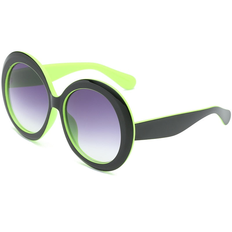 Round Oversized Sunglasses - Orchid Unique