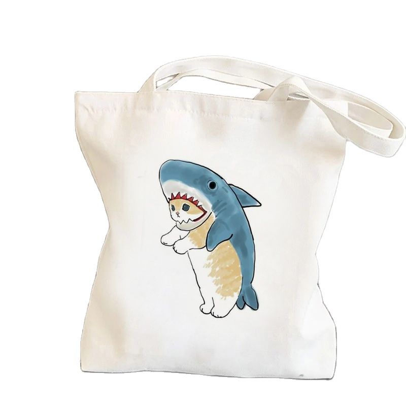 Cat Shark Shopping Bag - Orchid Unique
