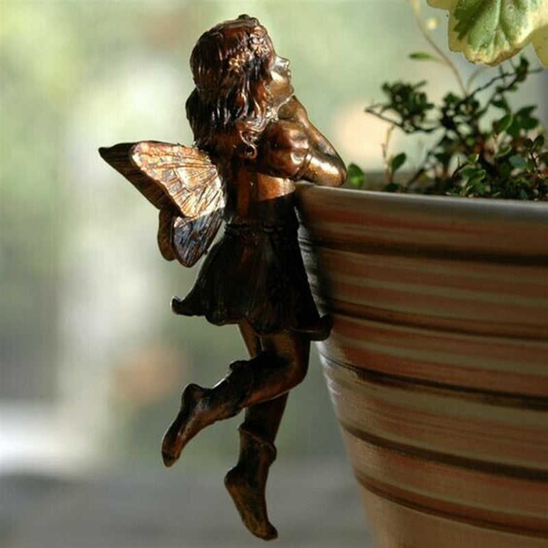 Angel Girl Hanging Cup - Orchid Unique