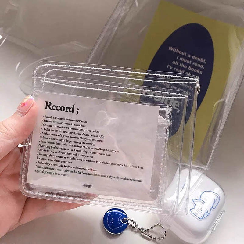 Transparent Waterproof Wallet - Orchid Unique