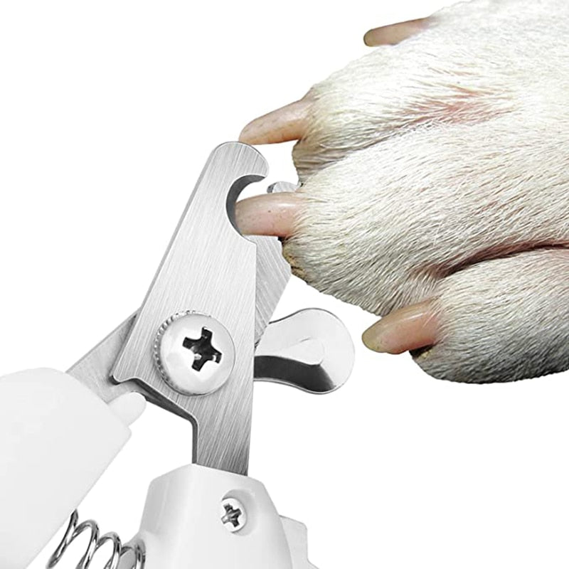 Professional Pet Nail Clipper Stainless Steel Dog Cat Nail Trimmer Labor-Saving Nail Clipper Convenient Dog Grooming Supplies - Orchid Unique